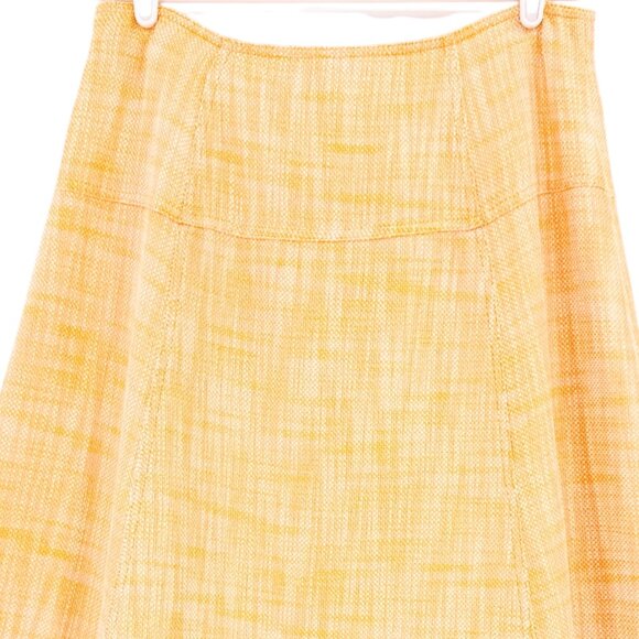 Liz Claiborne Womens Marigold Full Lined Zip Side A-Line Tweed Skirt Size 10 NWT - Picture 4 of 10